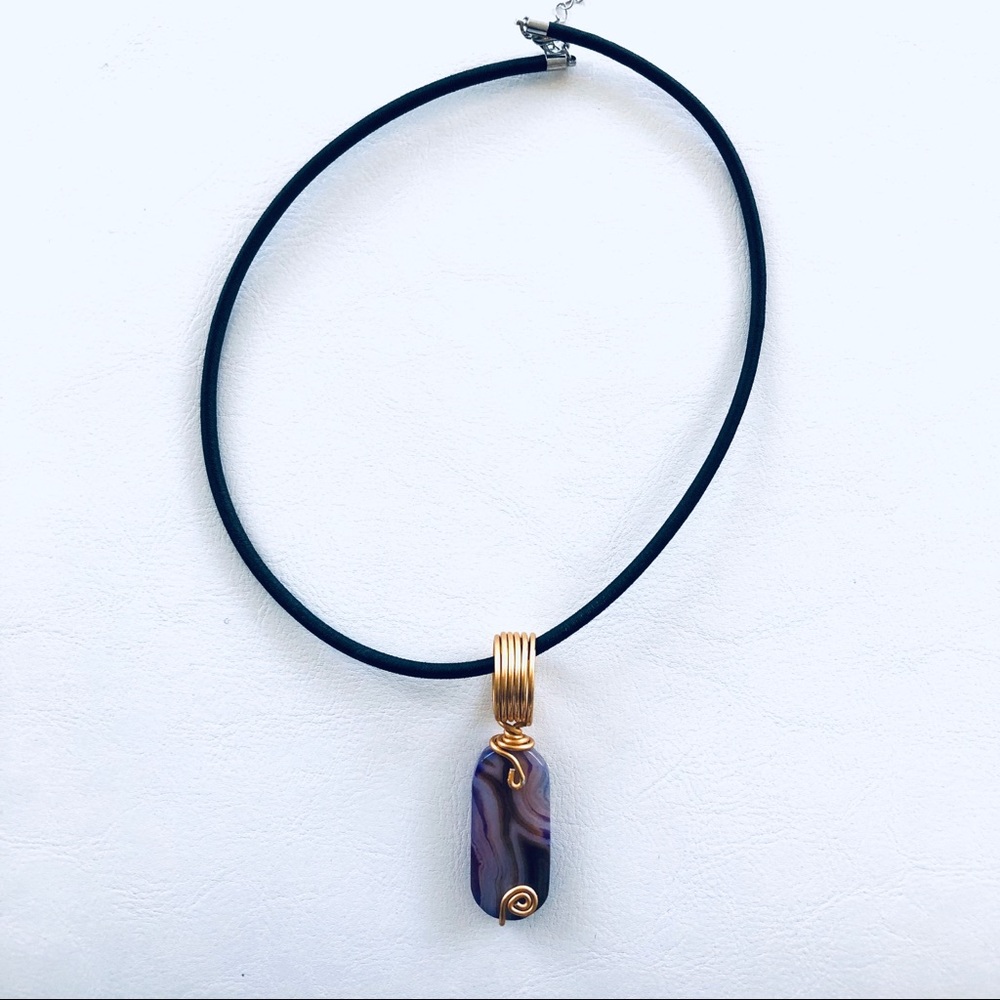 Purple quartz Necklace